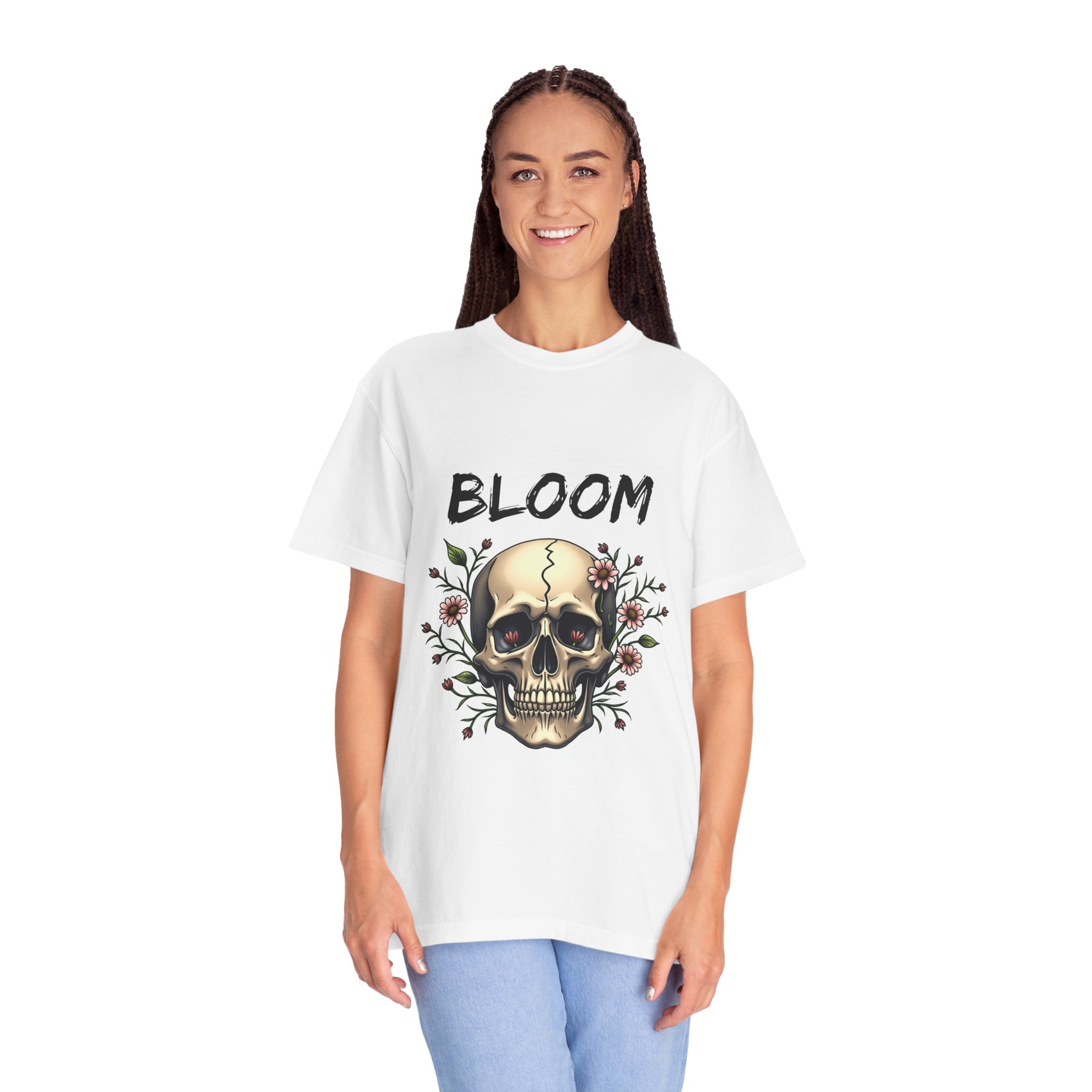 Skull + Bloom T-Shirt - Image 2