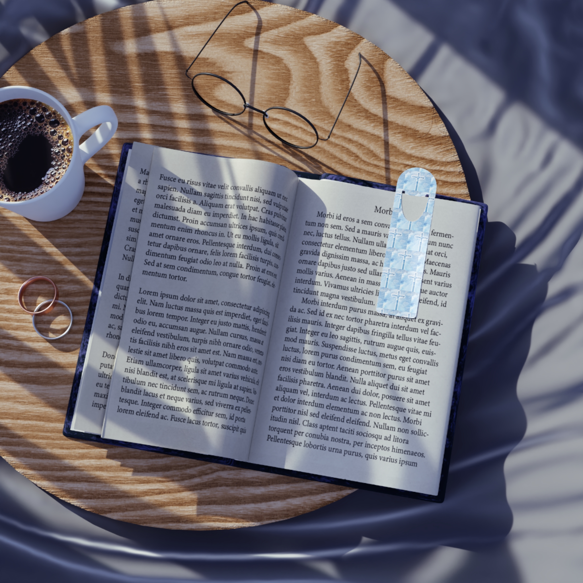 Sky & Cross Metal Bookmark - Image 2