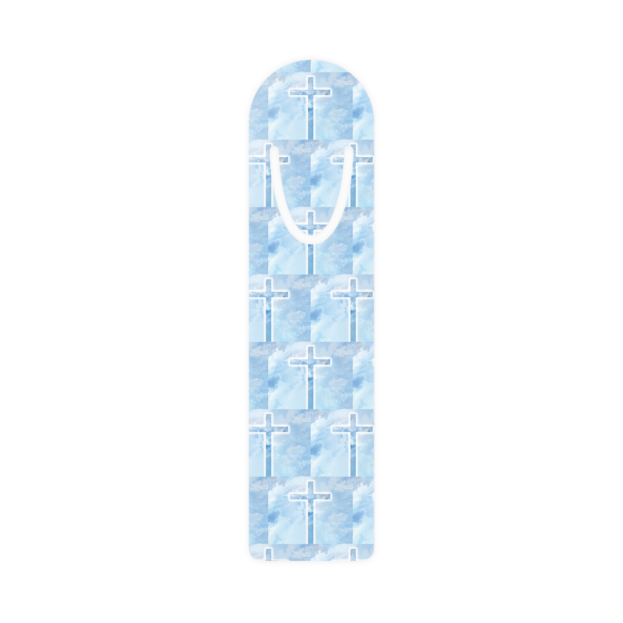 Sky & Cross Metal Bookmark